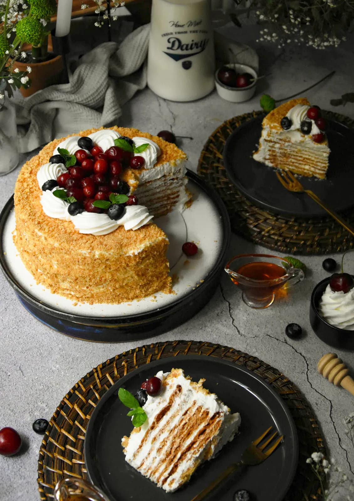Honey Cake Slice